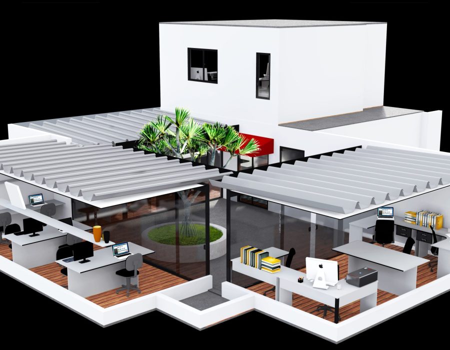 COND. ED. COMERCIAL TALLENT OFFICE - MODELO 3D